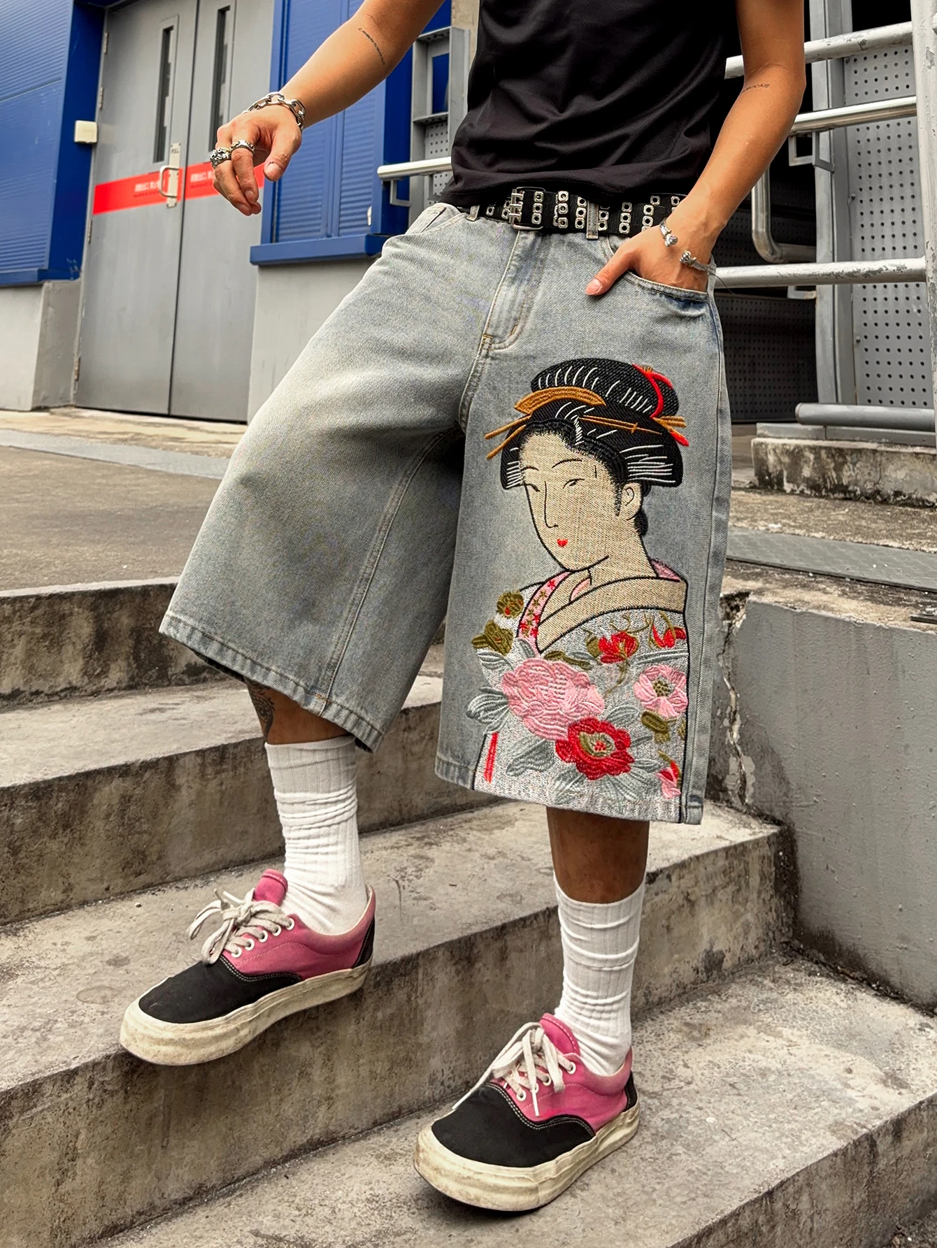 Shorts Jeans Masculinos Estilo - Street Fashion Baggy avaliação e preço