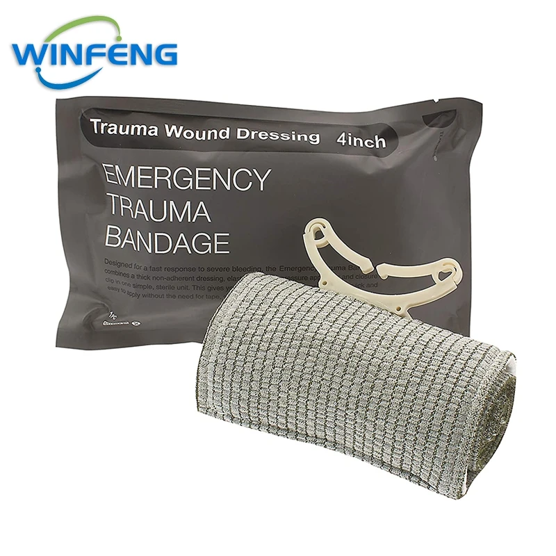 Emergency Israeli Bandage Medical Compression Bandage Tourniquet Wound Dressing Sterile Roll Bandage Trauma First Aid Kits