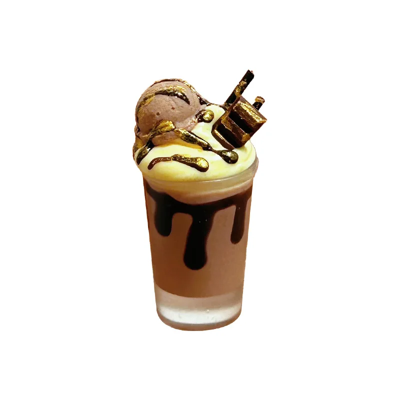 1:12 Figurine giocattolo in miniatura OB11 Accessori per casa delle bambole Simulazione Mini Nocciola Cacao Ghiaccio Moka Bevanda Modello di casa delle bambole