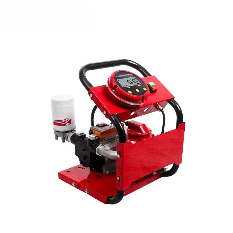 Portable Small Fuel Transfer Pump Electronic Metering Equipment for Petrol Service