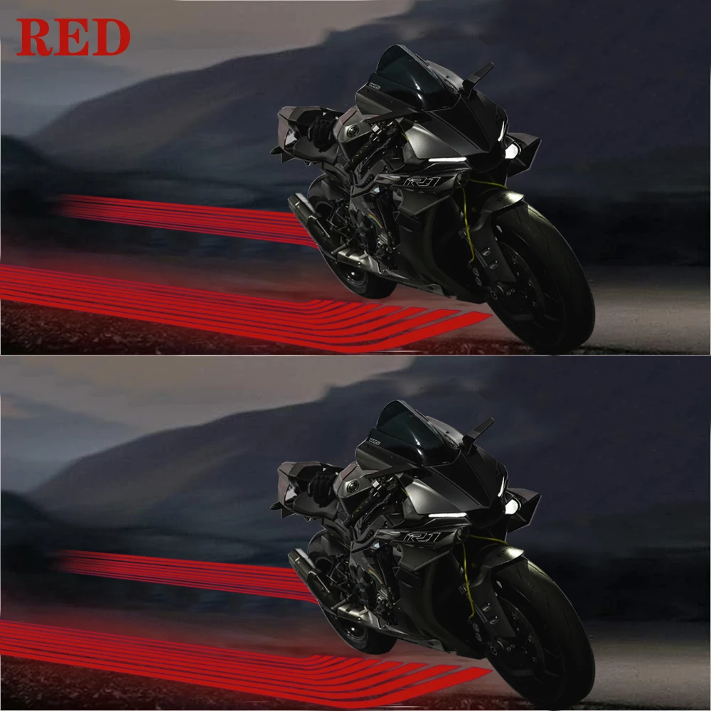 2PCS Motorcycle Welcome Light Door Courtesy Lights With Projector Angels Wing Led Carpet Underglow For Car Motorcycle Light