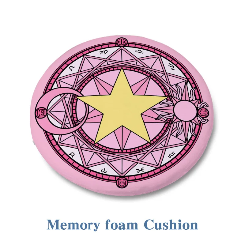 

Anime Cartoon Cardcaptor Sakura Magic Circle Game Custom Memory foam cushion