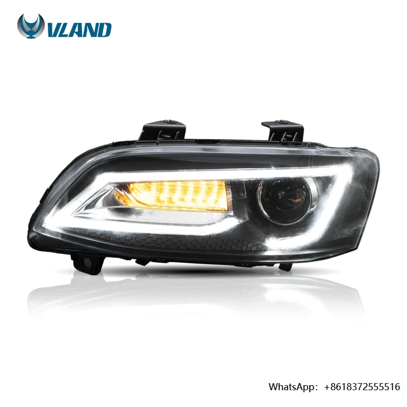 

daVLAND LED Headlights Car Head Light Lamp Assembly Sequential Turning Calais V Sedan 2006-2013 for Holden Commodore VE
