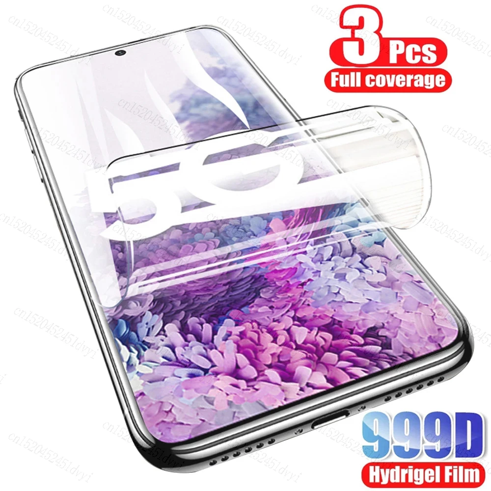 3Pcs Hydrogel Film For ZTE Blade A52 A72 V40 Pro V30 Vita A3 Joy Plus A31 Lite A51 A71 A7P A54 50 Lite A73 A33S Screen Protector