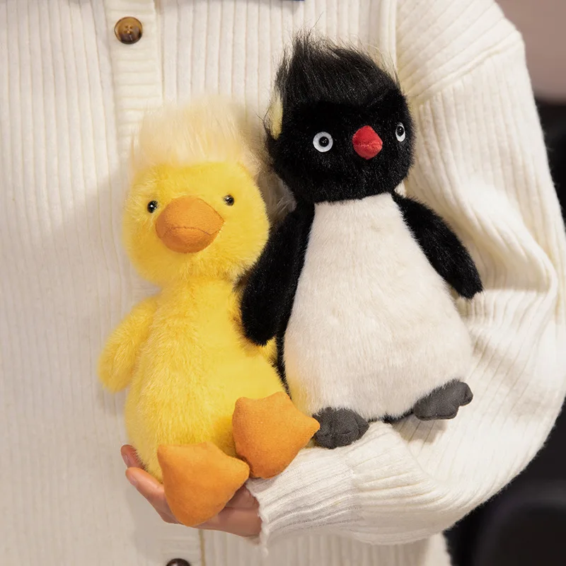 かわいいスクイッシュテディベアが蜂のぬいぐるみ、フクロウ、ペンギン、アヒル、バラのぬいぐるみに変身！楽しいバレンタインデーギフト