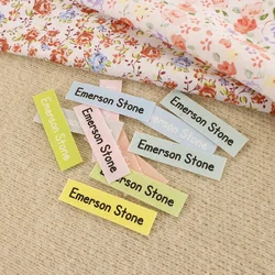 Custom Ironing Labels,School Labels,Personalized Names, Name Tags,Clothing Labels for Children,1.25x5cm,Colorful (TB5668)