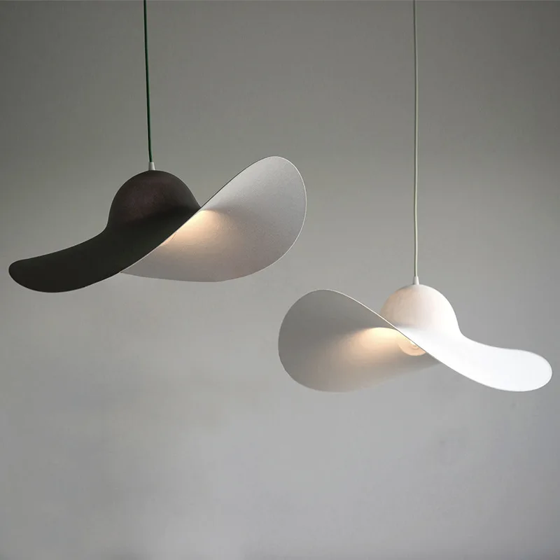 

Nordic Minimalist Creative Hat Pendant Lamp Art Hat Modern Living Room Dining Room Italian Designer Lamps