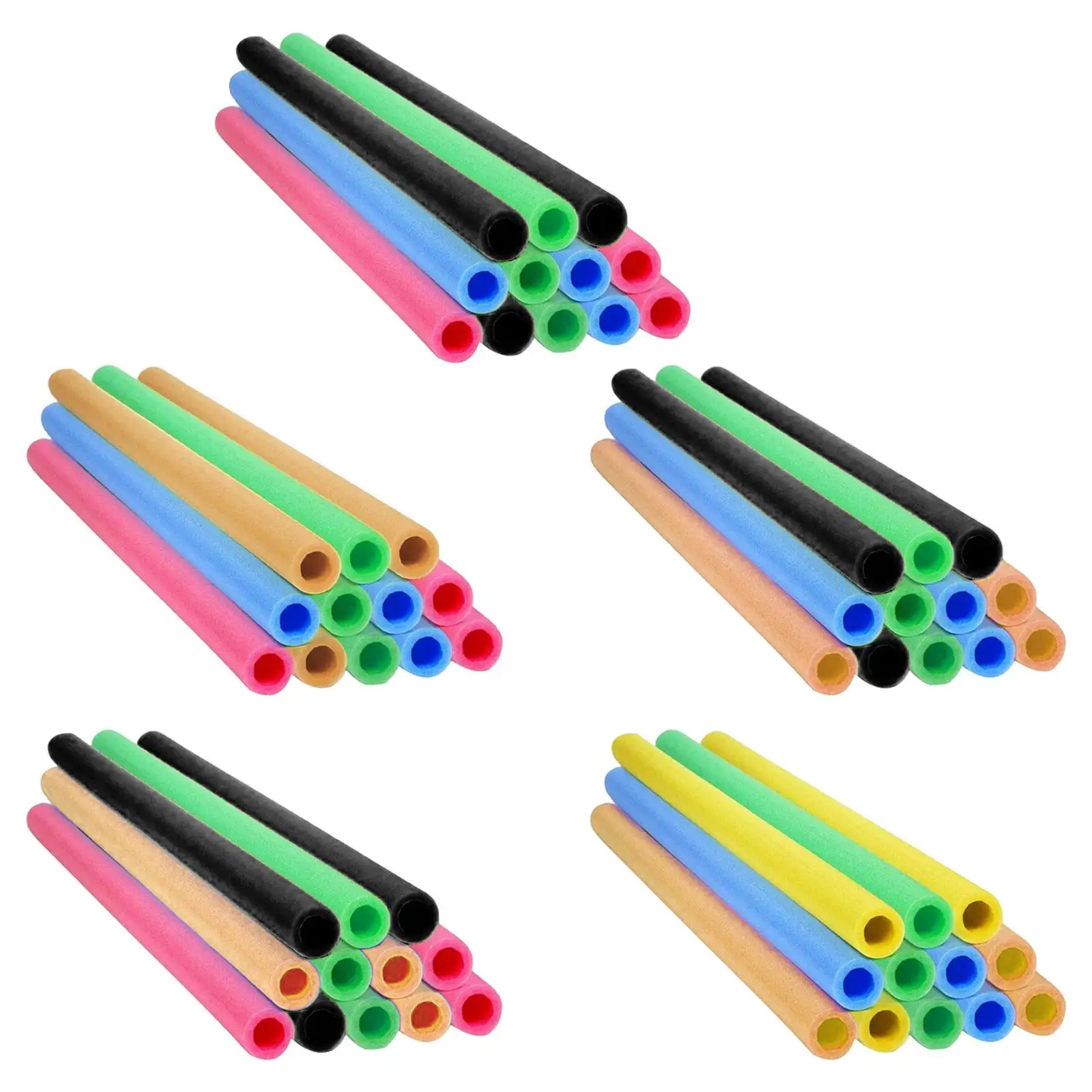 12x Trampoline Pole Foam Sleeves Eye Catching Color Protector Reliability Protective Sleeve Lightweight Trampoline Accessories