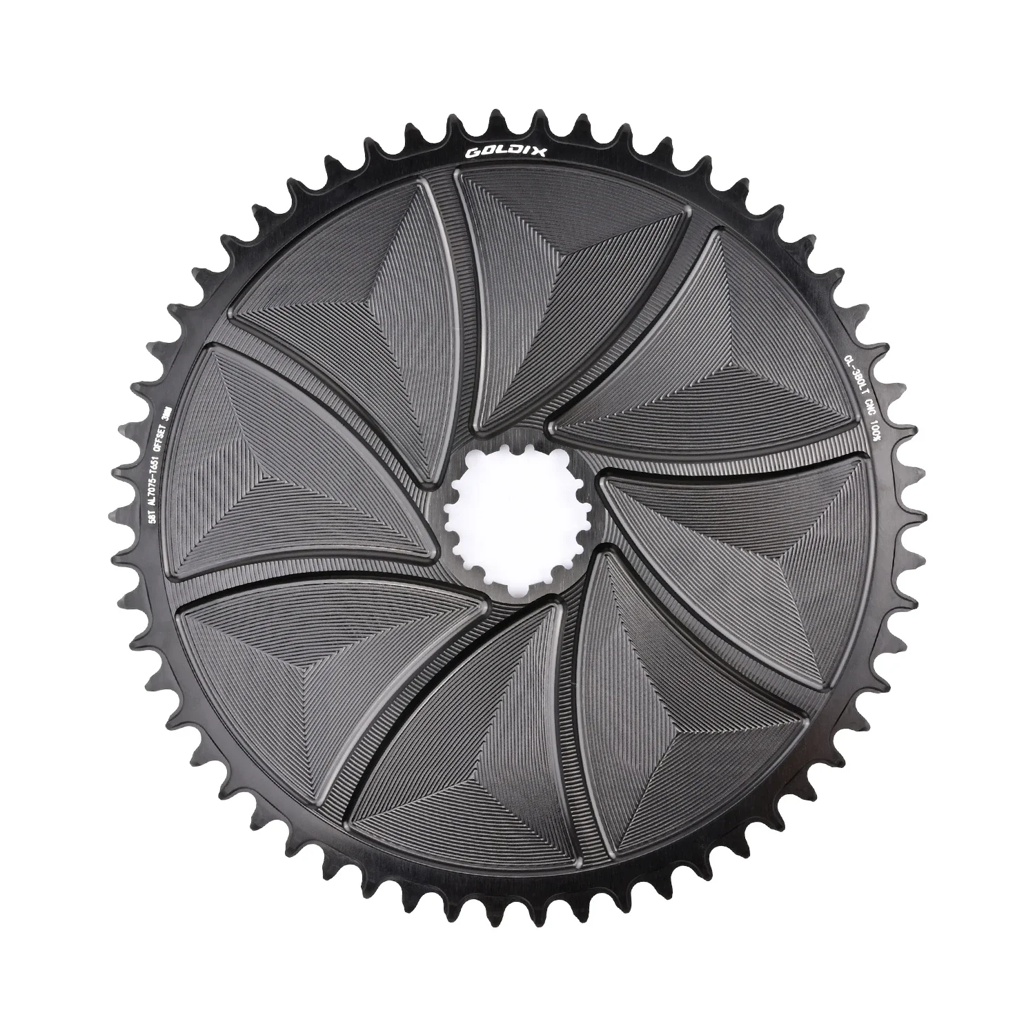 AliExpress GOLDIX 3-Bolt Bicycle Chainring Wide and Narrow Teeth AERO Chainring CNC Hollow Cutting Machining for SRAM 3Bolt Crankset