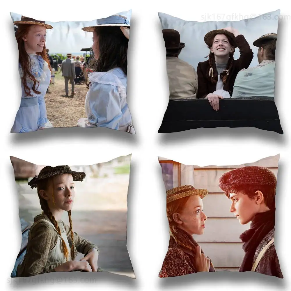 

Anne W-With An E pillowcase casual style decoration, suitable for home decoration (excluding pillow core)