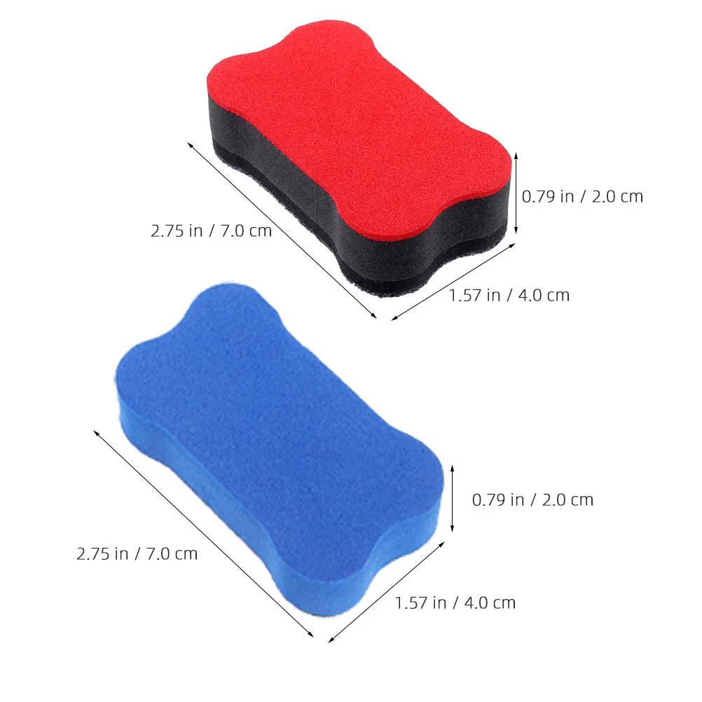 24 قطعة من ممحاة السبورة البيضاء، مادة صغيرة الحجم وخفيفة الوزن للمكتب والفصول الدراسية، ممحاة للمسح الجاف، لوح أبيض محمول