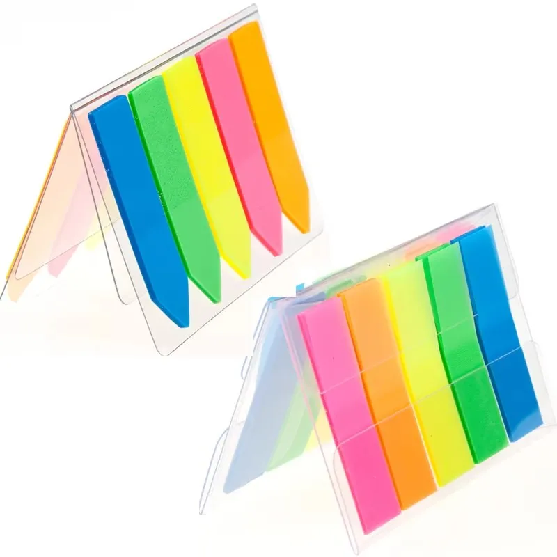 Fluorescent transparent small stickers indicating label classification stickers index stickers student office stationery
