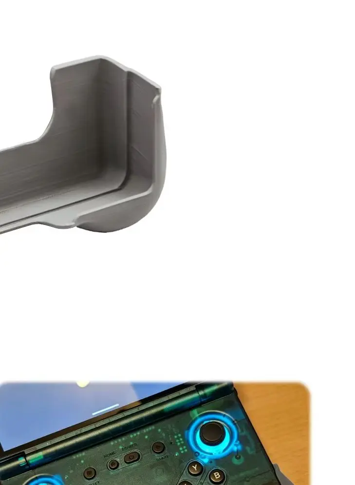 

For Retroid Pocket Flip 2 Game Console Grip Non-Slip Handle Comfortable Grip