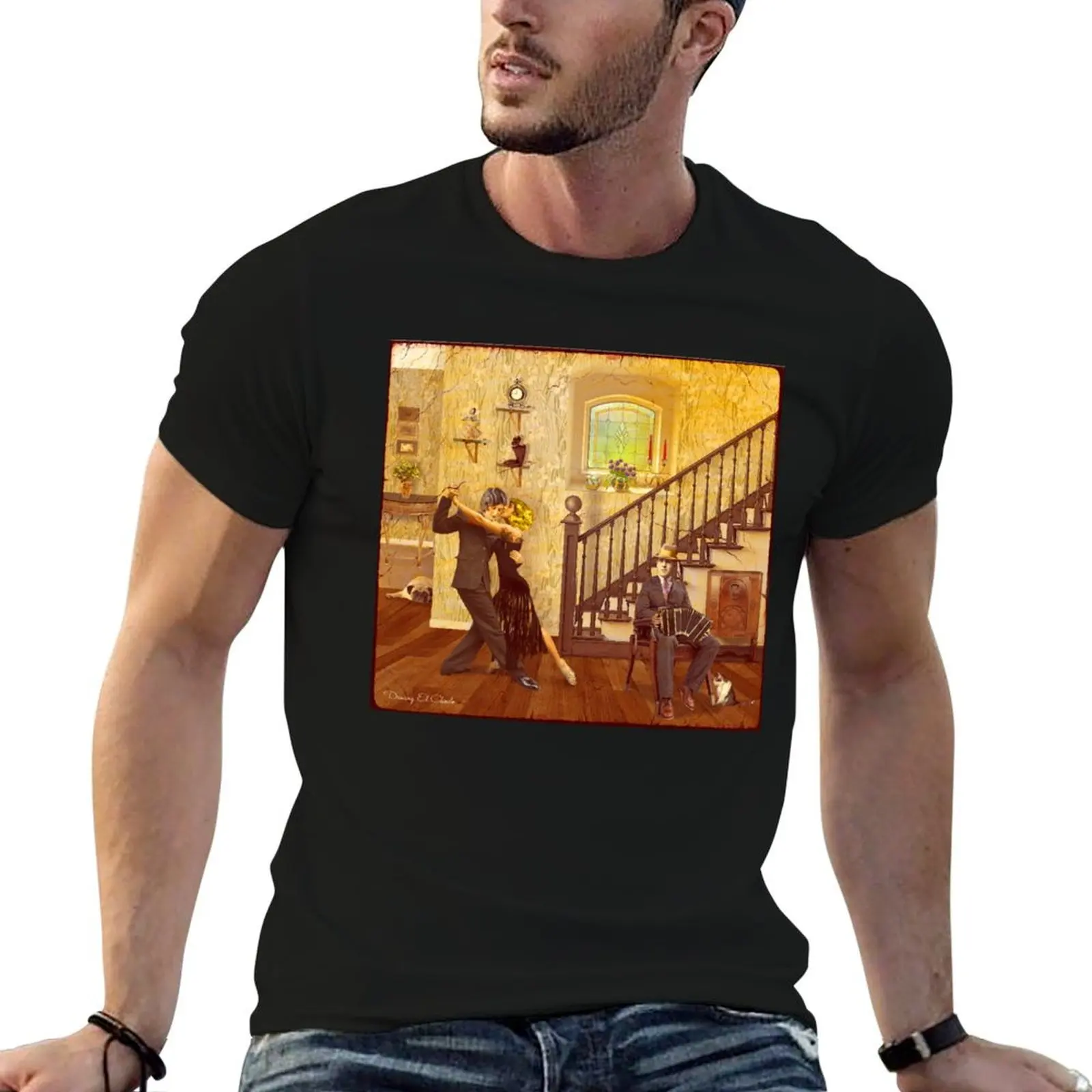 Dancing El Choclo, también conocido como. Camiseta The Tomboy, camiseta de algodón para hombre, camiseta de algodón