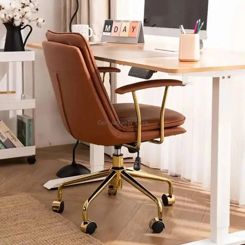 رفع الكمبيوتر الفاخرة Stoelen كراسي مكتب كراسي مكتب مريح الأثاث مكتب المنزلية قطب تصميم مريح مكتب WZ50OC