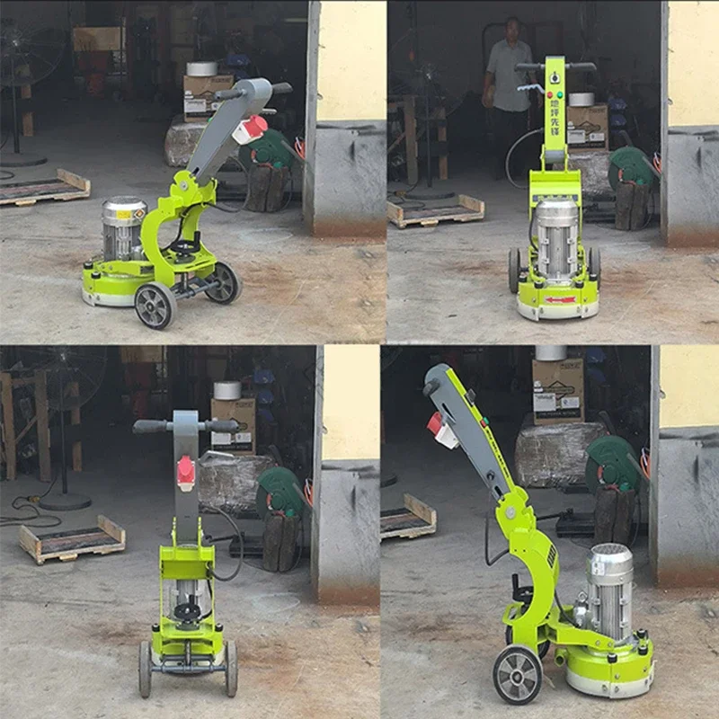 Electric Ground Wall Corner Welt Grinding Polishing Tools Epoxy Solidify Floor Trimming Machine Foldable Cement Edging Grinder