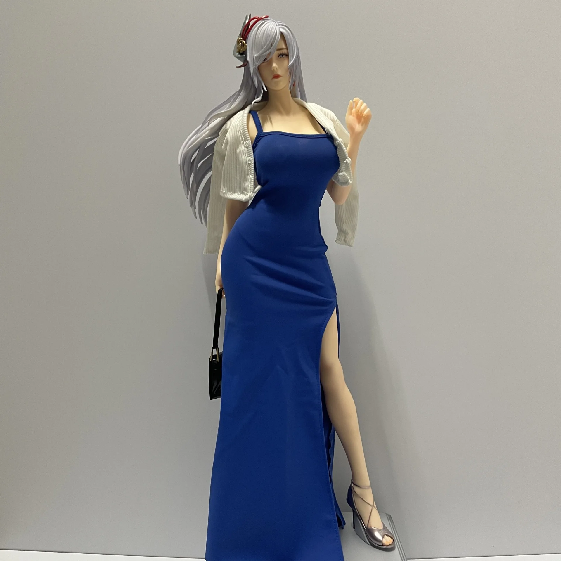 47 cm Bishoujo met stiefmoederjurk staande pose Anime figuurmodel standbeeld collectie desktop decoratie ornament speelgoed geschenken