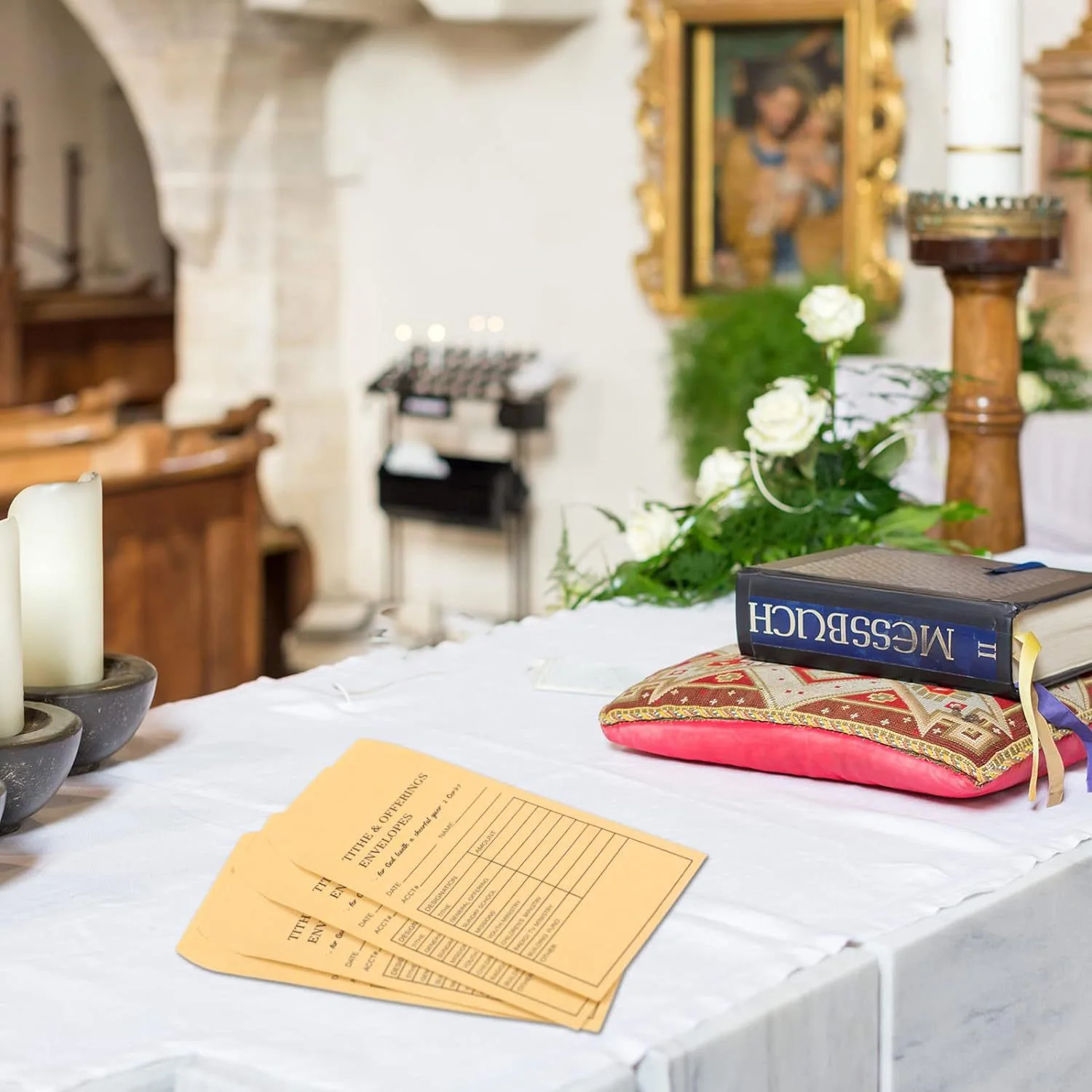 50/100 Pcs Church Supplies Tithe and Offering Envelope  Offering Tithe Envelopes for Religious Church