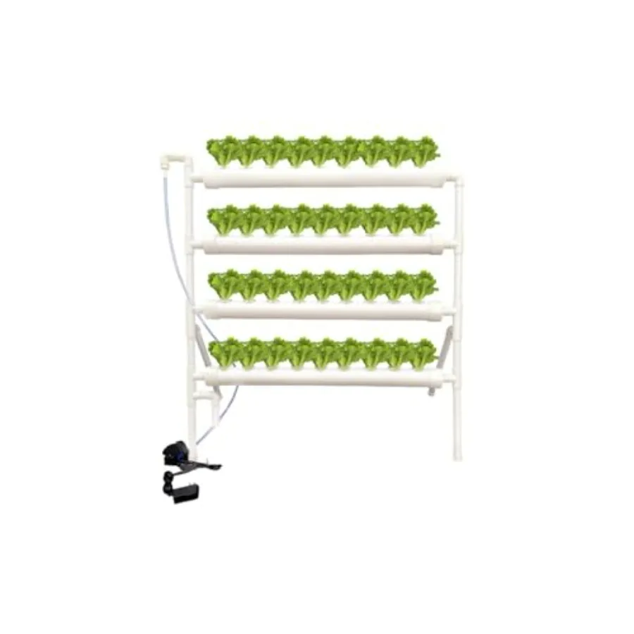 

Hydroponic Plant Growing System 36-Site PVC Indoor Garden Tower with AU/US Plug Soil-Free Vertical Hydro Grow Kit with Planting