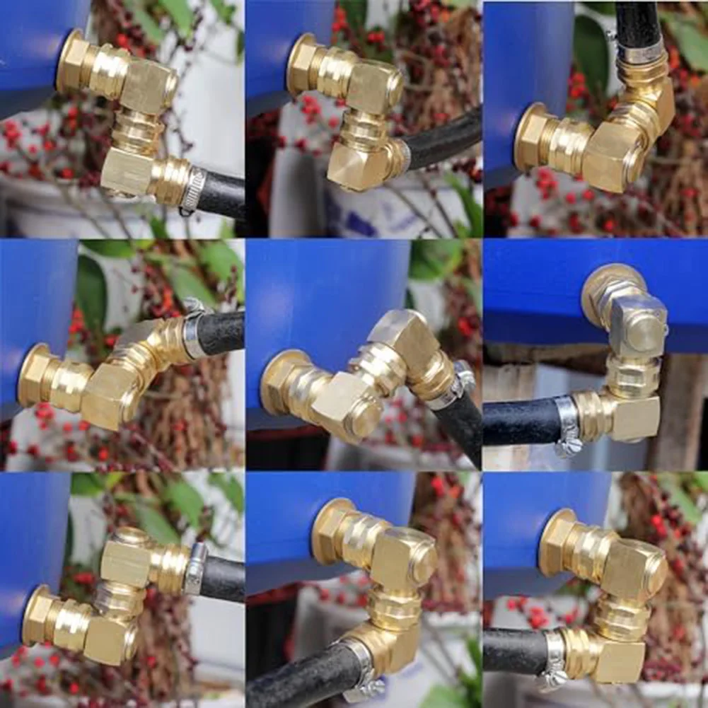 3 4 Inch GHT Internal Thread To 3 4 Inch GHT External Thread Brass Elbow Fitting 3 4 Inch GHT Thread Extra Washers Included