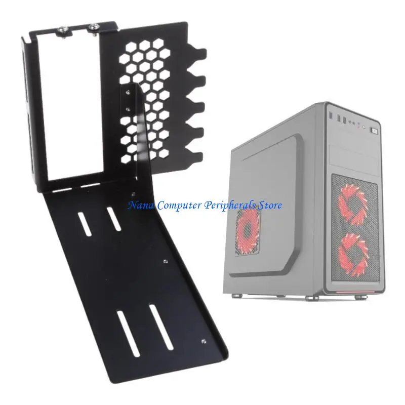 F68C Ditingkatkan SXJ-B Vertikal GPU Holder GPU Dukungan Braket Vertikal GPU Mount Bracket Dengan Sekrup SXJ B B