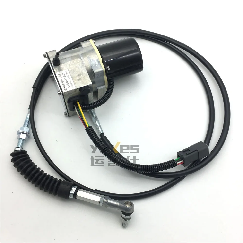 

21EN-32220 R215-7C R210-7 Throttle Motor Accelerator Stepper Motor Circular Short Line for Hyundai Parts Excavator Accessories