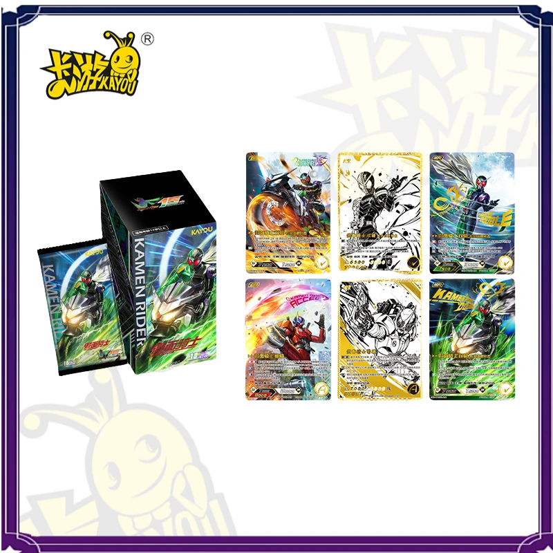 Оригинальная карта Kayou Kamen Rider Hero Showdown Double Ride, 15-летие, издание, пакет периферийных карт, боевая карта
