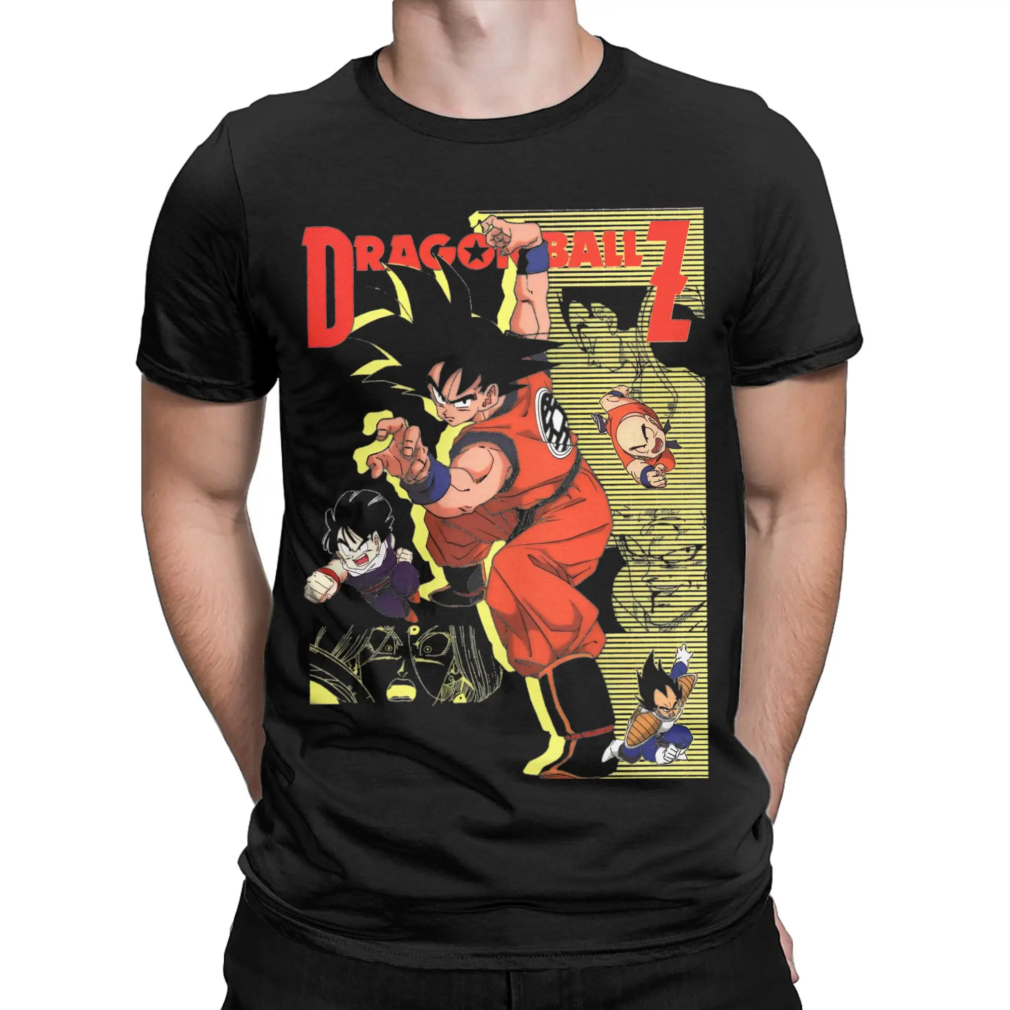 Dragon Ball Z Team Warrior DBZ T-Shirt Men Women  Funny Cotton Tees Crewneck Short Sleeve T Shirts Unique Clothing