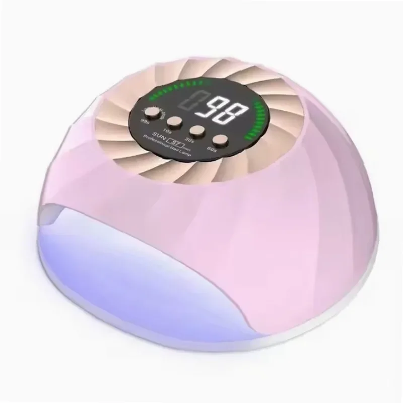 268W High Power LED UV Nail Lamp for Gel Polish, Fast Curing Professional Salon Manicure Dryer