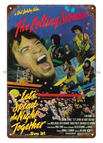 Металлический Настенный декор для кафе, паба, 1983 давайте провести ночь вместе, металлический жестяной знак