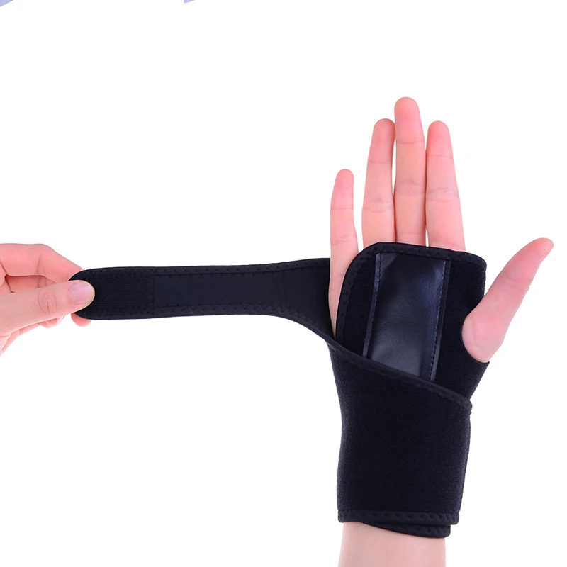 1Pc Wristband Hand Wrist Guard Support Brace Splint Carpal Tunnel Arthritis Sprain Right/Left Gym Strap Pain Relief Wrap Bandage