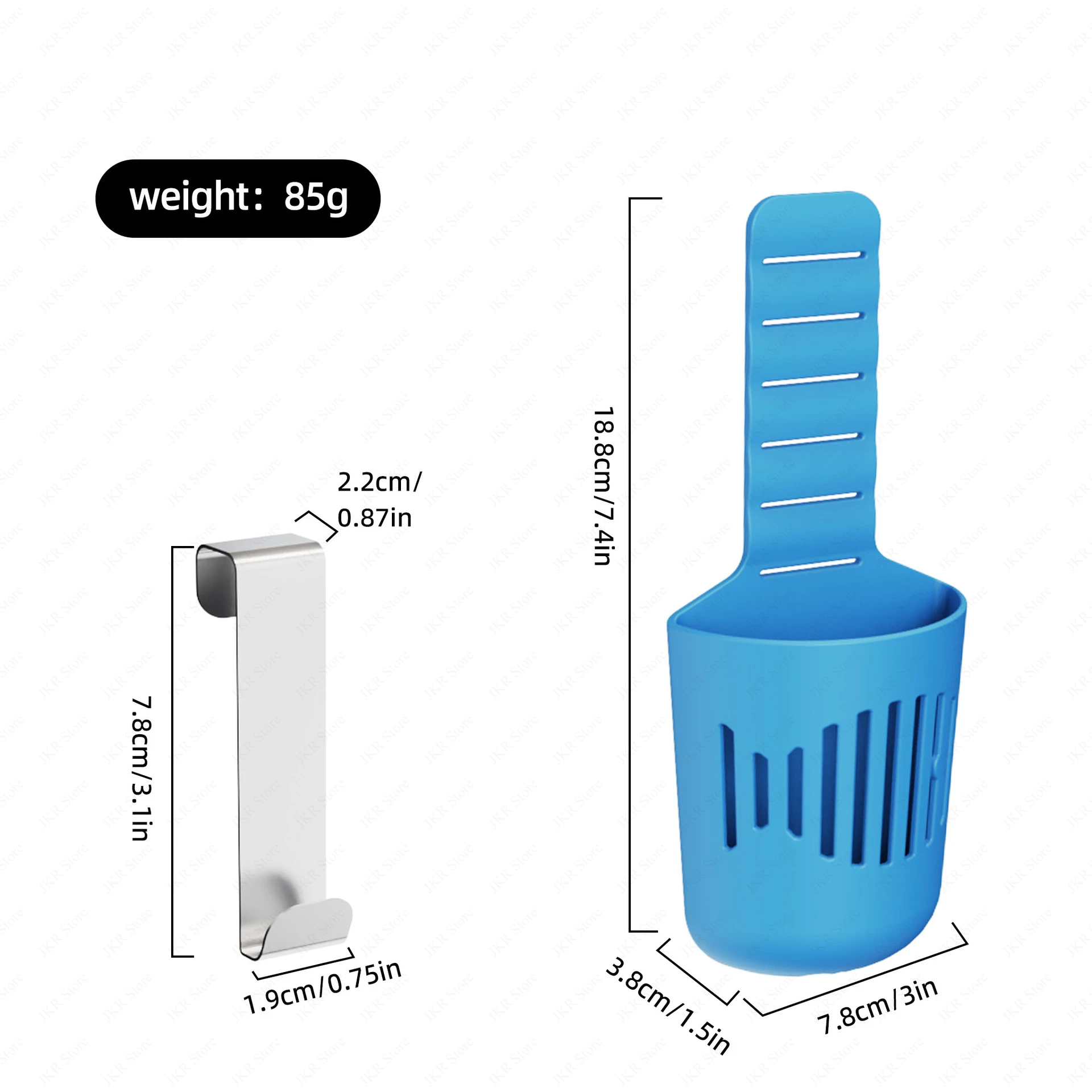 Silicone Hanging Toilet Cleaner Holder 1/2PCS Tank Tablet Deodorizer Hanger for Toilet Bowl Bathroom Cleaning Use view 6