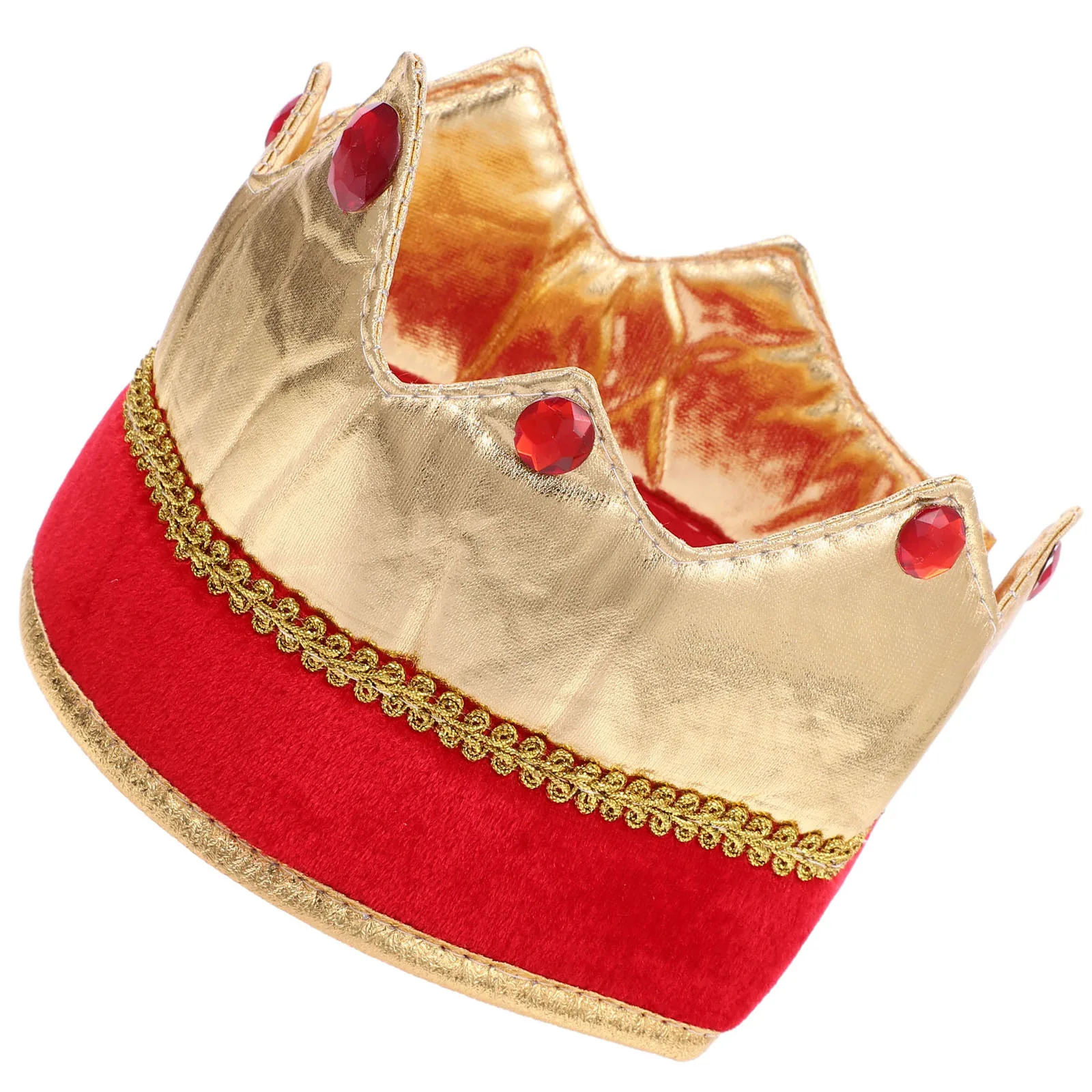 

King Hat Carnival for Festival Headwear Cosplay Cap Party Crown Hats Costume Accessory Dress up Decoration