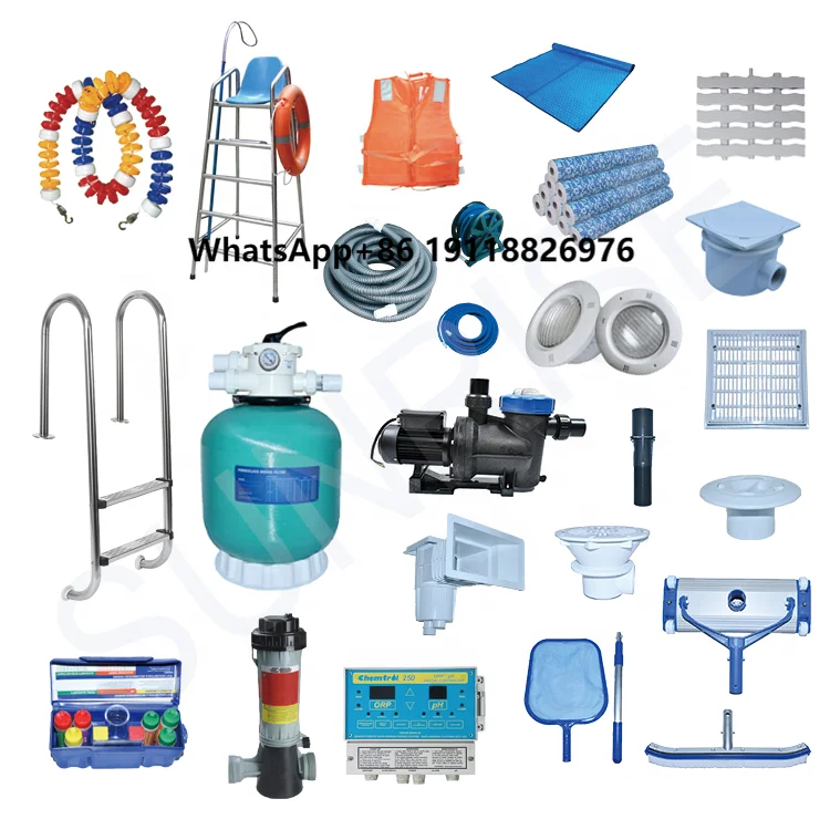 

High Quality Whole Set Swimming Pool Plastics Accessories Swimming Pool Equipment