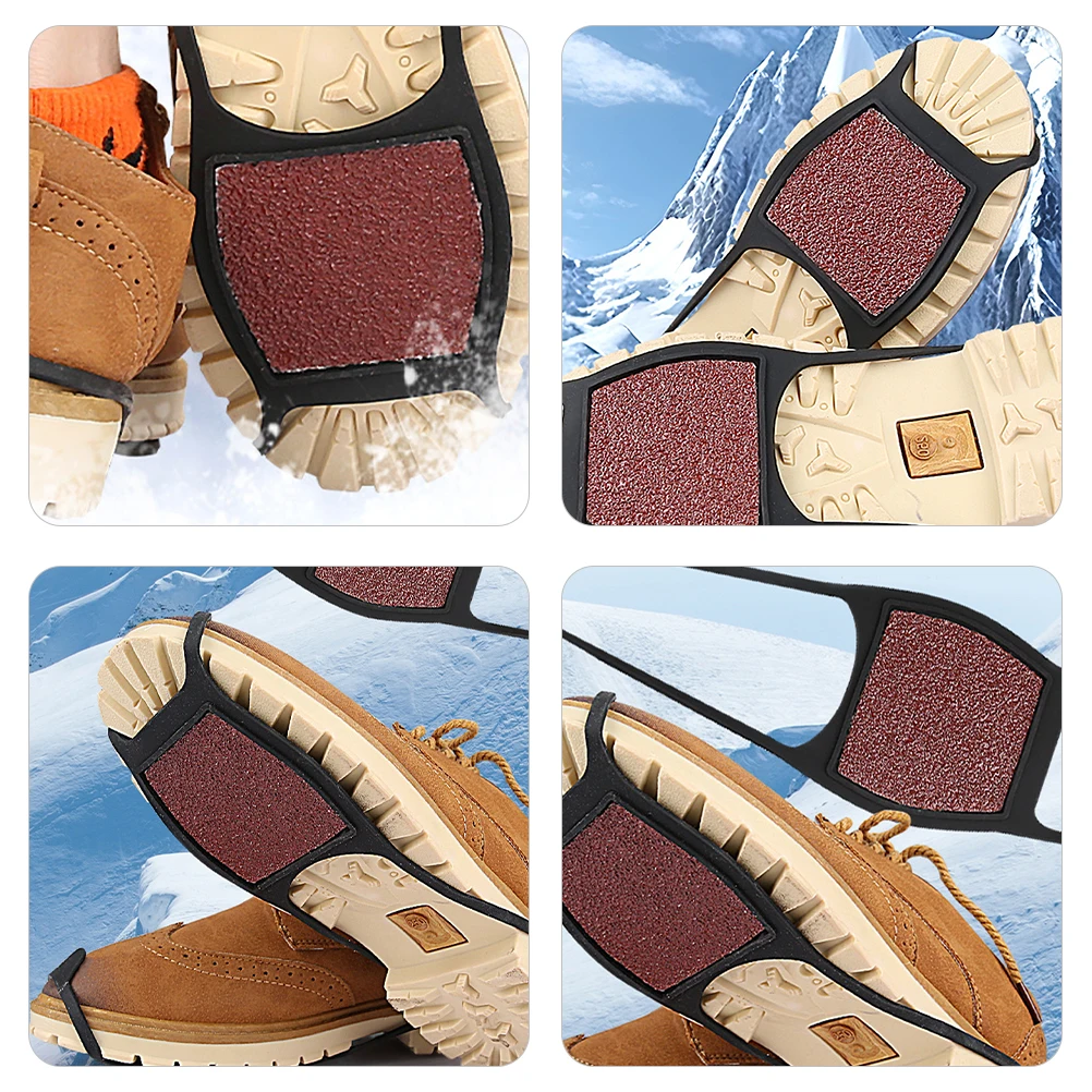 

Non-slip Shoe Covers Anti S Grippers Climbing Snow Grips for Boots Ice Shoes Cloth Traction Pads