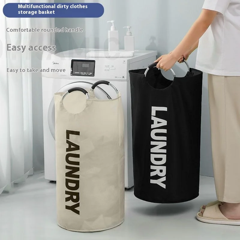 

Extra-Large Waterproof Laundry Basket Household Foldable Laundry Basket Storage Bag for Bathroom, Laundry Room, Balcony