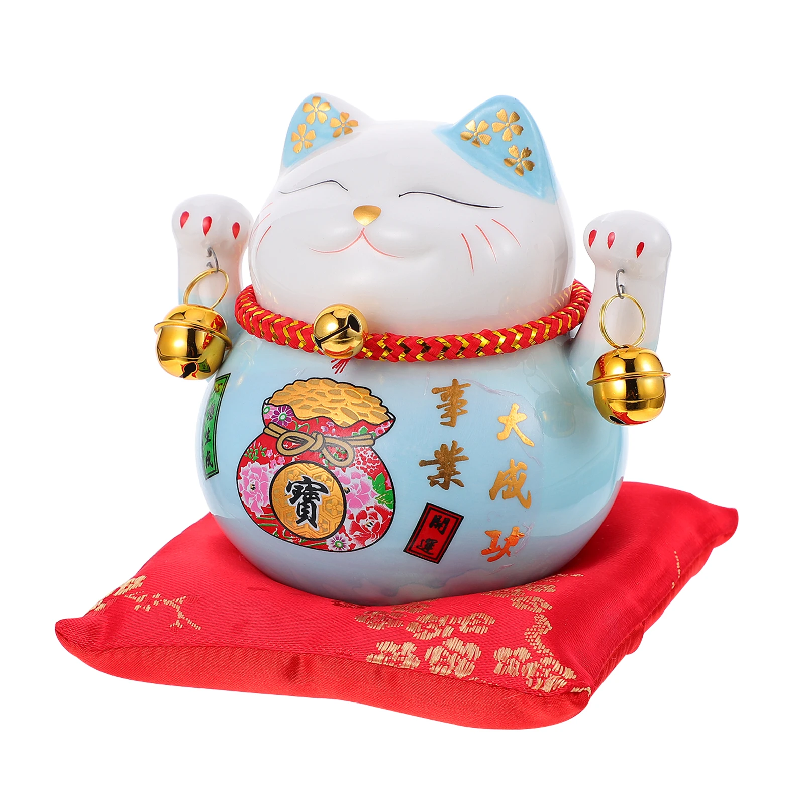 

Ceramics Fortune Cat Saving Pot Creative Lovely Cartoon Piggy Bank High Quality Durable Bright Colors Exquisite Workmanship