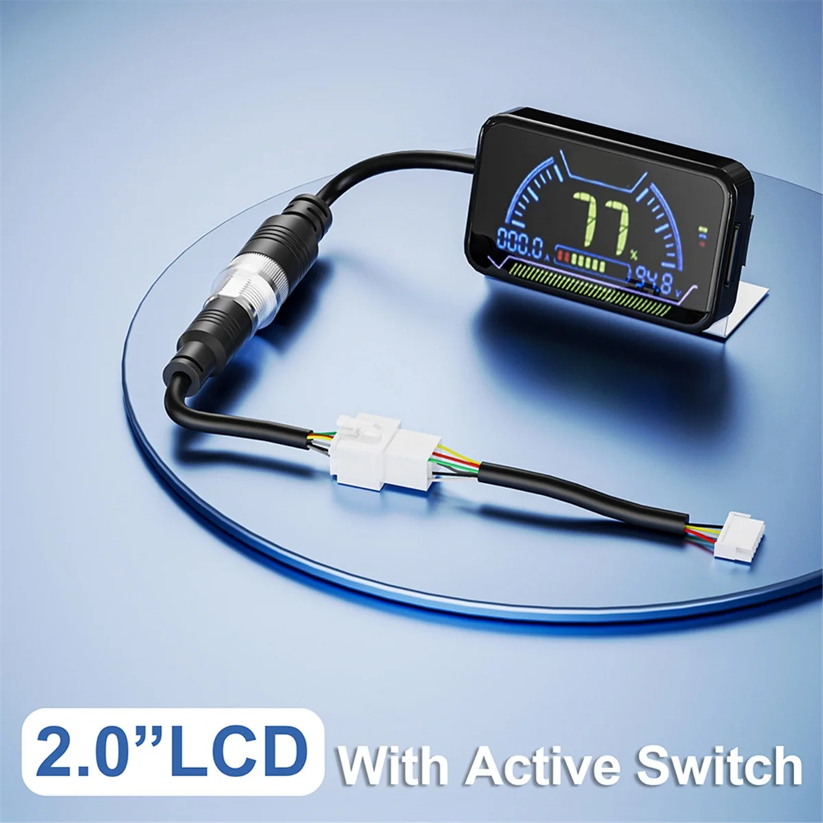 Accesorio BMS Pantalla LCD de 4,3 pulgadas con monitor de interruptor activo para JK Smart BMS