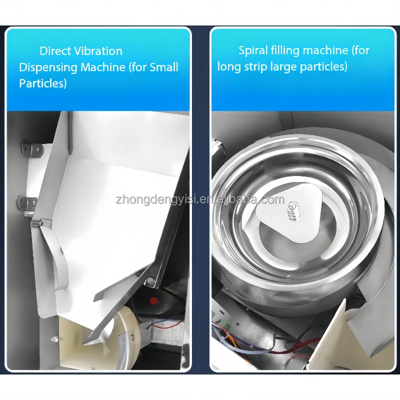 Voedselpoeder- en korrelvulmachine voor koffie Kleine zakken Rijst Snoep Noten Flessen en zakken Geschikt voor kleine bedrijven