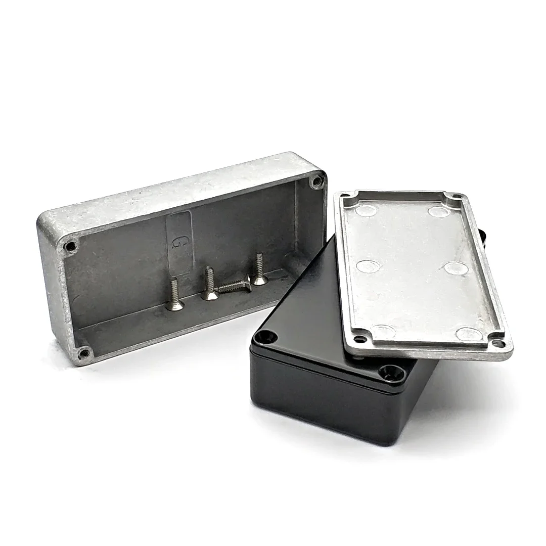 1590G Die-casting Stomp Box Case Aluminum Alloy Enclosure Box Case for Guitar Effect Pedal Music Equipment Attachment 100*50*26