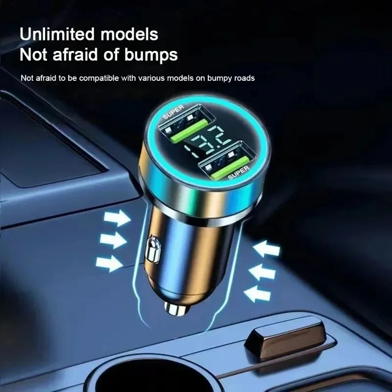 Car Super Charger 240W Dual Port Fast Charging Quick Charge 3.0 USB Car Phone Charger for IPhone Sumsung Huawei