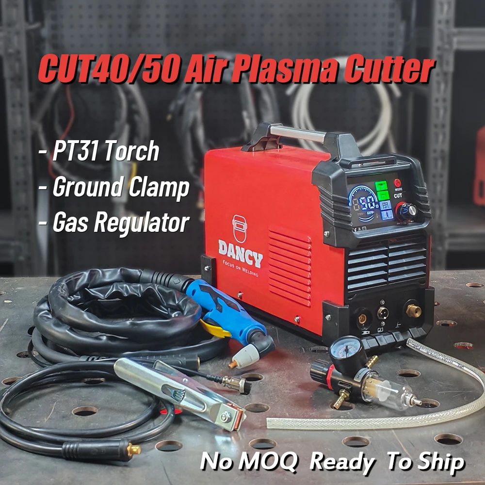 New Dancy Portable Air Plasma Cutter CUT50 Large LED Display 220V 110V Max 13mm Construction Cutting Welders Machine Home Use