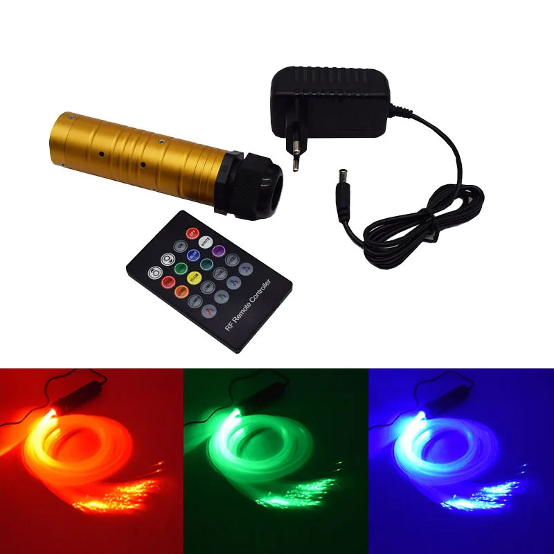 

1X High Quality APP Control DC12V RGBW LED 6W LED Fiber Optic Light Engine Driver For Car Home For Starry Effect Ceiling