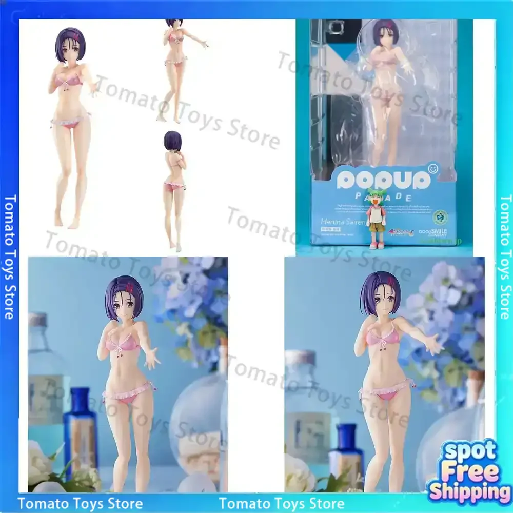 To Love Ru Darkness Haruna Sairenji Action Figure Original Anime Figure Toys for Kids Gift Model Swimsuit Beautiful Girl Doll