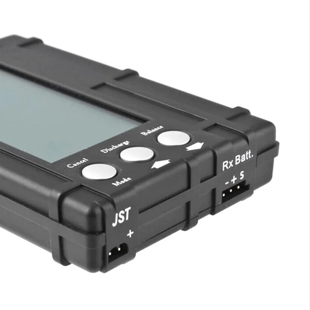3 in 1 batteria LCD LiPo/LiFe 2-6s bilanciamento scaricatore misuratore di tensione Tester schermo LCD registro connettore JST per modello RC