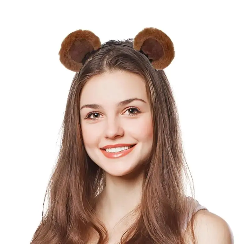 

39BB Bear Shaped Fabric Hair Accessory Lightweight For Daily Use And Cosplay