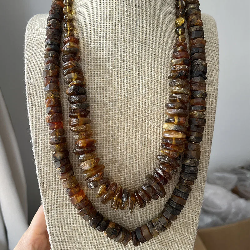 Yoowei Halskette aus 100 % Naturbernstein als Geschenk, europäische baltische Original-Medizinperlen, wunderschöner, einzigartiger Heilschmuck-Lieferant – Detail 18