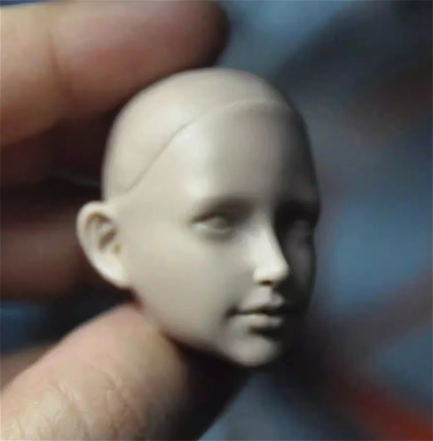 1/6 Aziatische Schoonheid Hoofd Carving Lolita Meisje Leuke Hoofd Carving Model Head Sculpt Kaal fit 12''TBl Action Figure