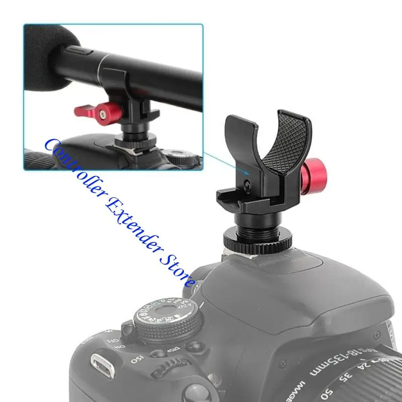 N84B Super Clamp Microphone أحذية بارد محول جبل ألومنيوم ملحق التثبيت
