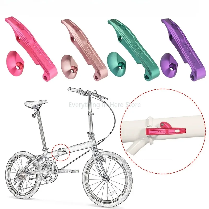 

Folding Safety Buckle Modification Folding Bike for FNHON/DA HON P10 D9 Bicycle Folding Handle Aluminum Alloy Accessories